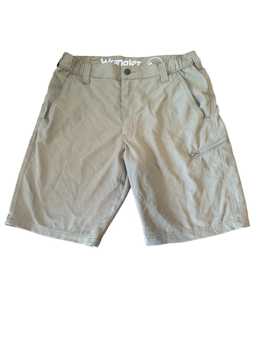 Wrangler Authentics Performance Comfort Flex Waist Cargo Shorts size 32 Hiking